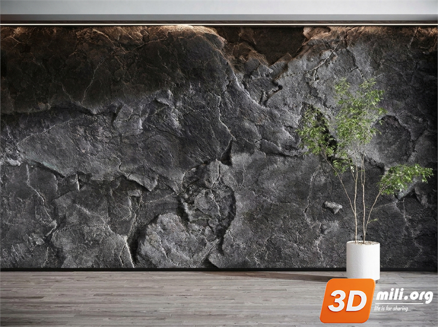 Stone Wall Skp Files